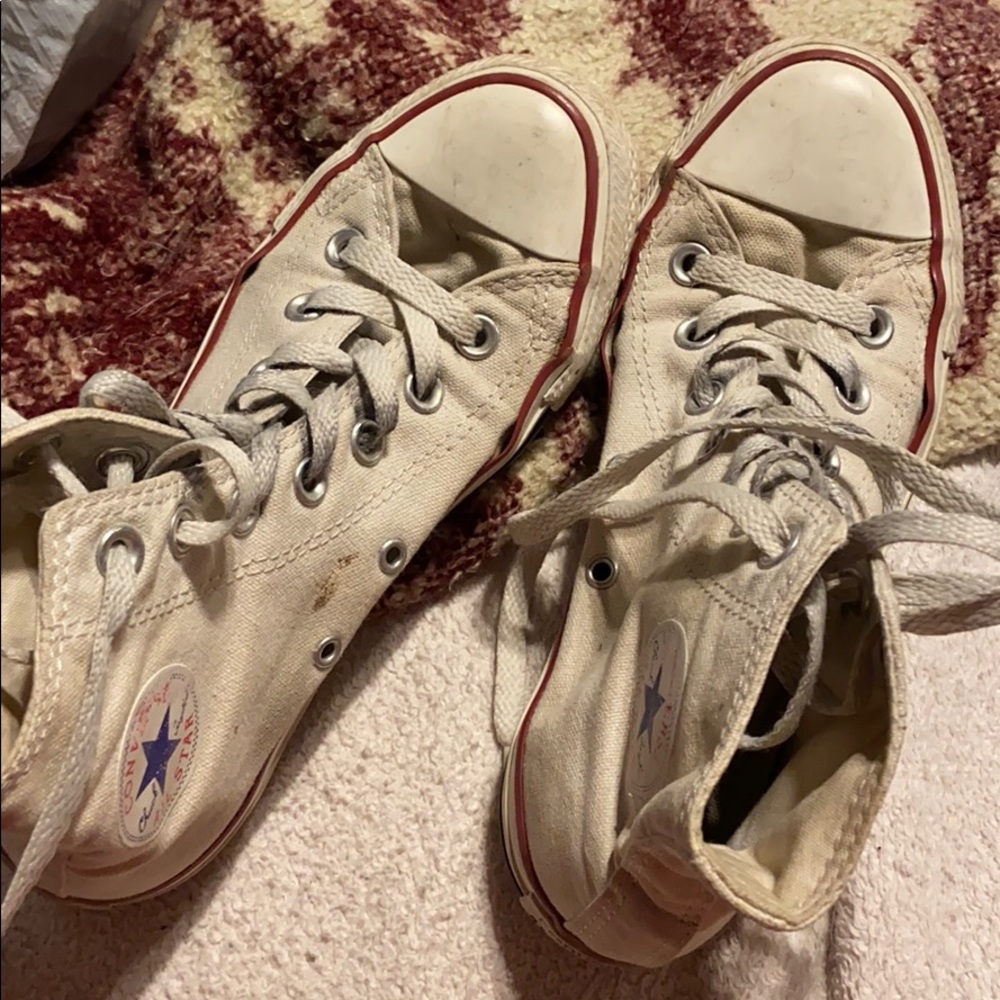White high top converse